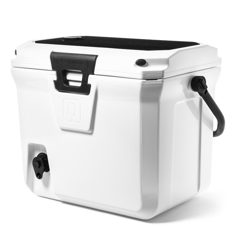 Br Tank 20-Quart Easy-Carry Cooler | Ice White - Smooth Outdoor