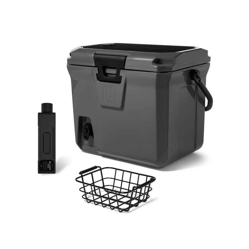 Br Tank 20-Quart Grab + Go Cooler Bundle | Charcoal - Original Hydration-Kit