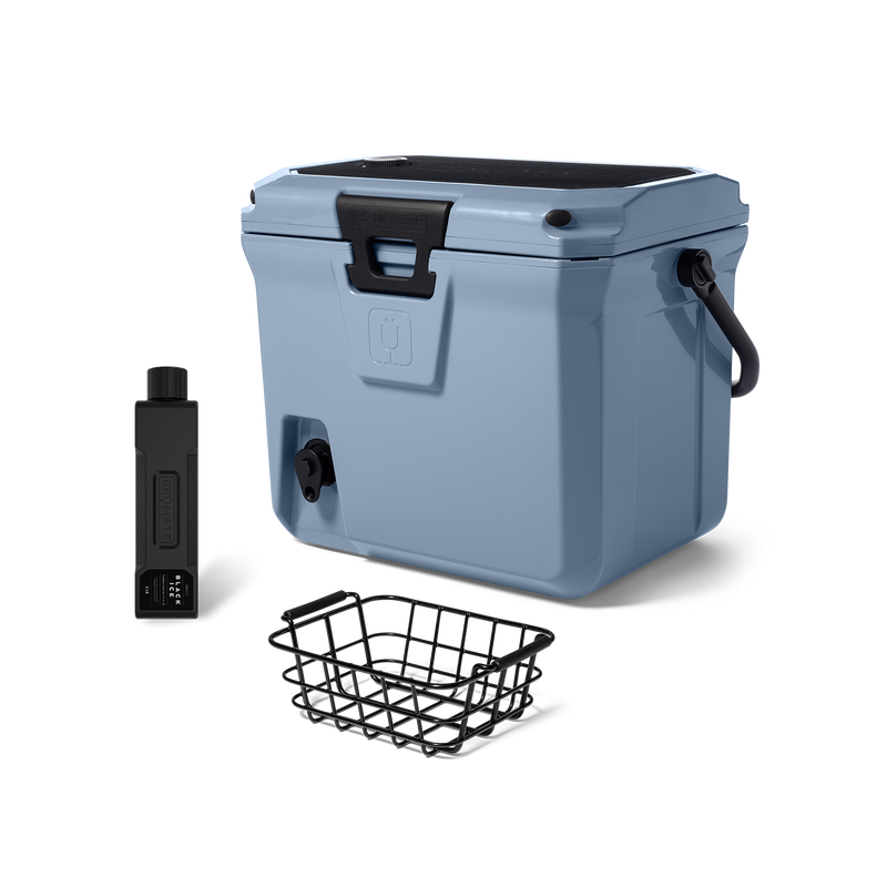 Br Tank 20-Quart Grab + Go Cooler Bundle | Denim - Casual Sip-Starter