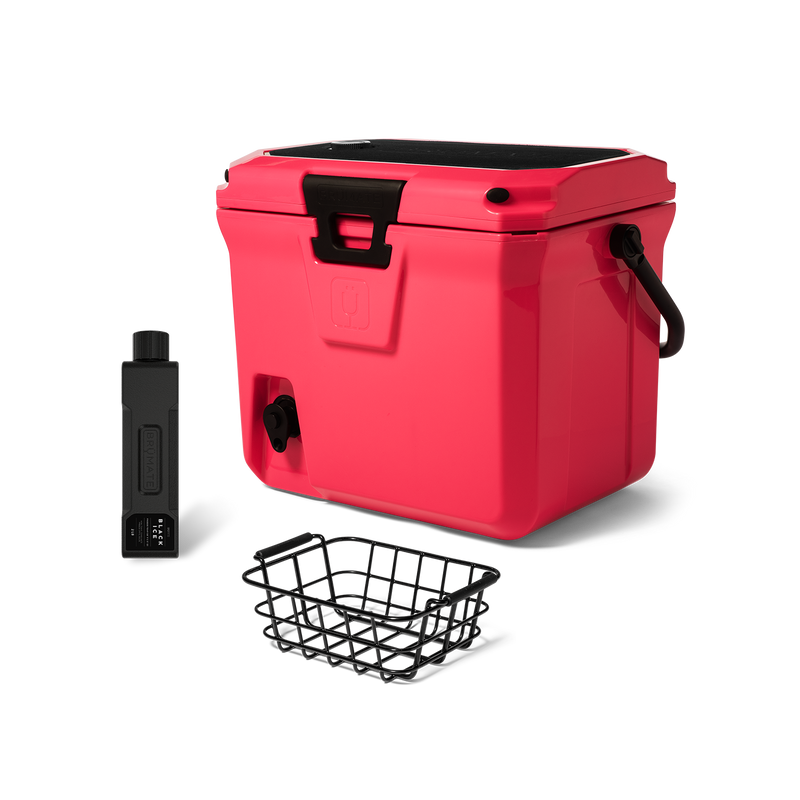 Br Tank 20-Quart Grab + Go Cooler Bundle | Neon Pink - Easy Sip-Set