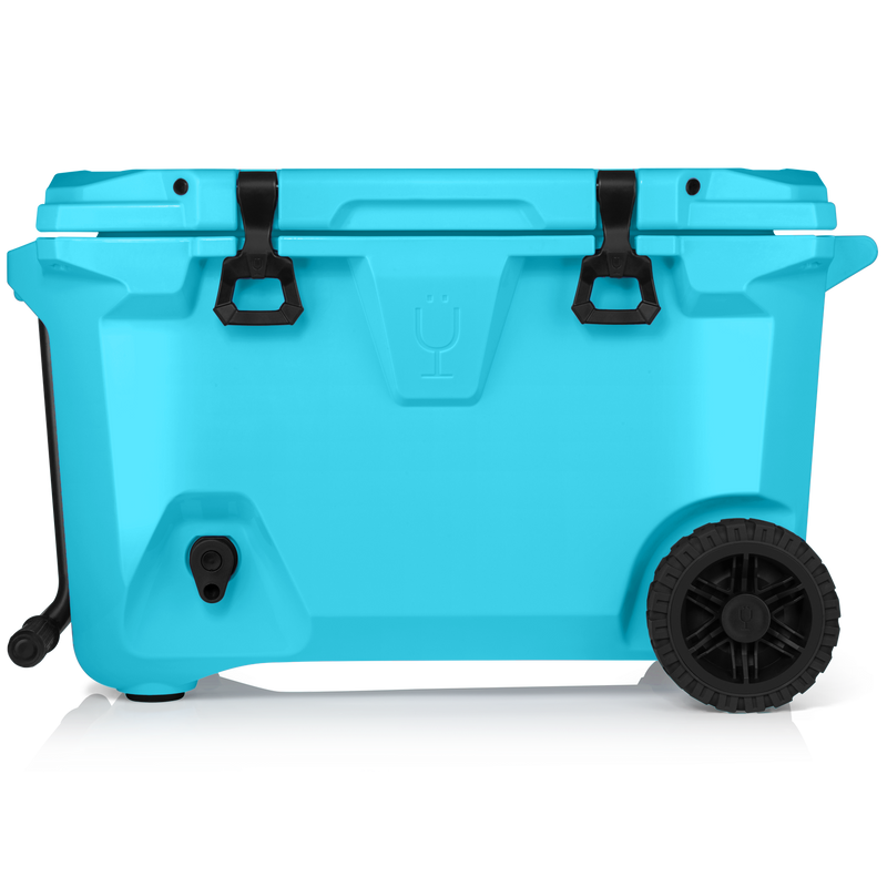 Br Tank 55-Quart Rolling Cooler | Electric Blue - Relaxed Roadtrip