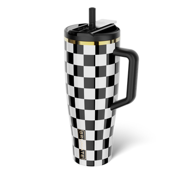 Era Flip 40oz | Black & White Checker - Comfort Beverage