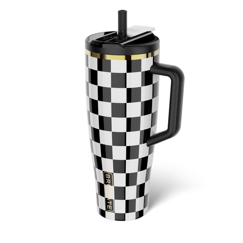 Era Flip 40oz | Black & White Checker - Comfort Beverage