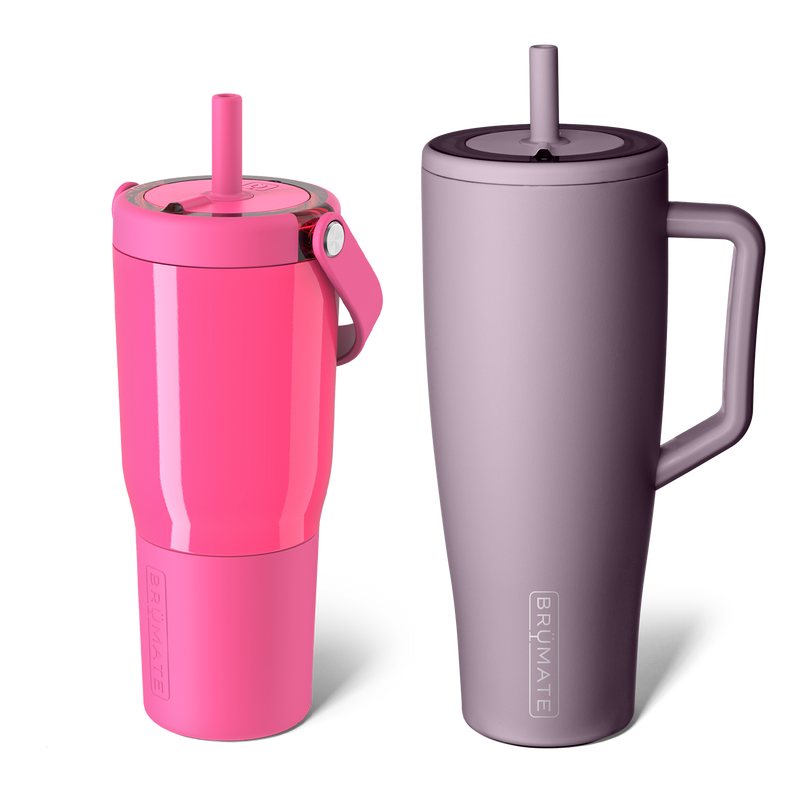 Resa 25oz + Era 40oz Bundle | Neon Pink & Lilac Dusk - Urban First-Sip
