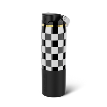 Rise 25oz | Black & White Checker - Seasonal Insulated-Sip