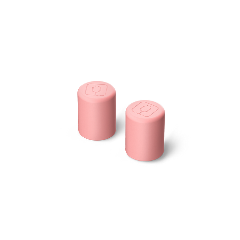 Magnetic Straw Cover | Guava | 2-Pack - Smooth Spare