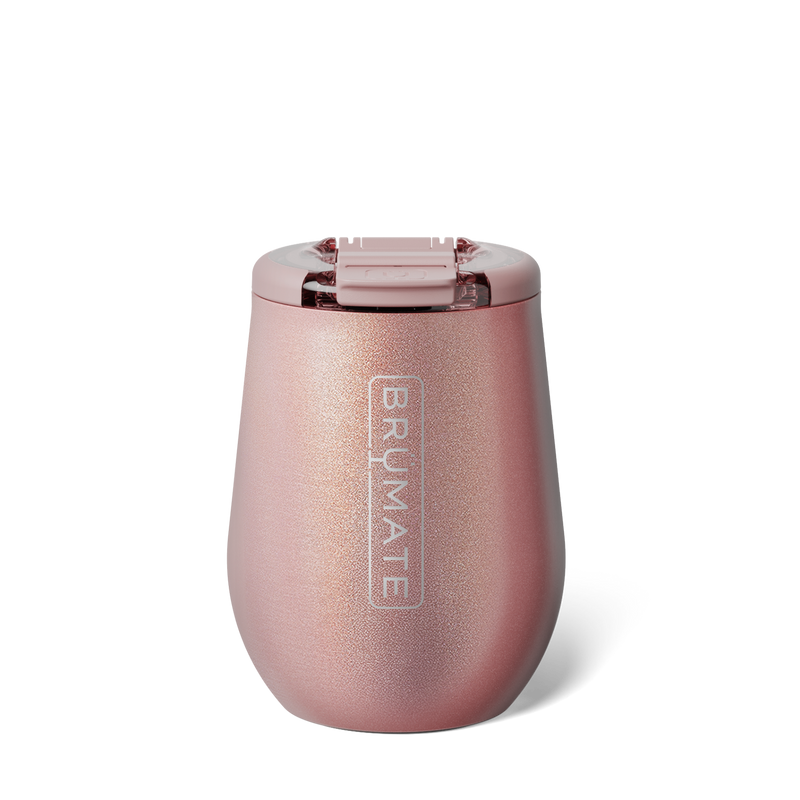 Uncork'd | Glitter Rose Gold | 14oz - Practical On-the-Go-Sip