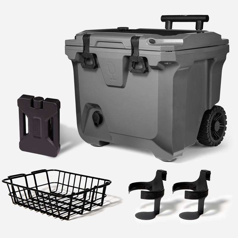 Br Tank 35-Quart Ultimate Day Trip Cooler Bundle | Charcoal - Home Easy-Start