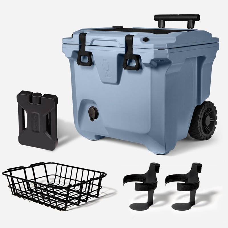 Br Tank 35-Quart Ultimate Day Trip Cooler Bundle | Denim - Morning Drink-Bundle