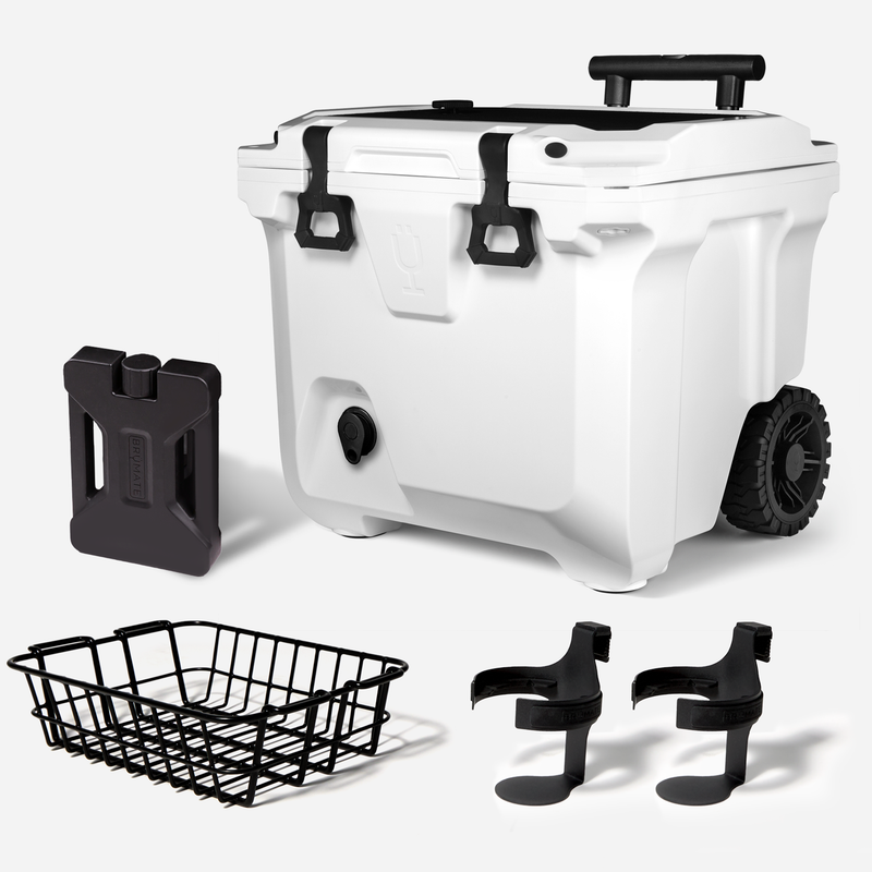 Br Tank 35-Quart Ultimate Day Trip Cooler Bundle | Ice White - Reliable Ready-Kit