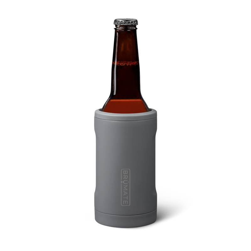 Hopsulator Bott'l | Matte Gray | 12oz Bottles - Outdoor Adventure